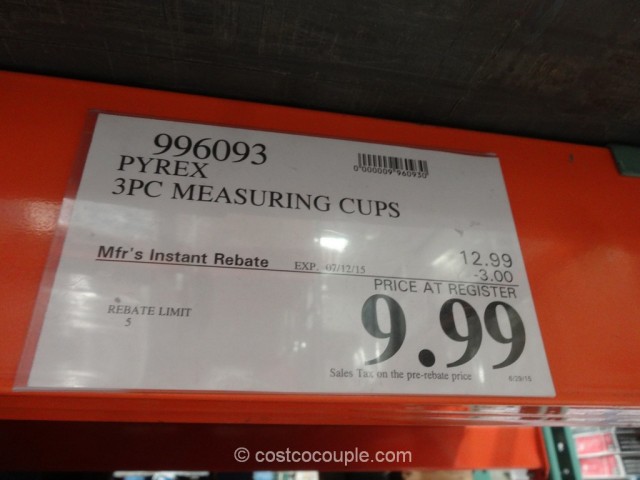 Pyrex Measuring Cup Set Costco