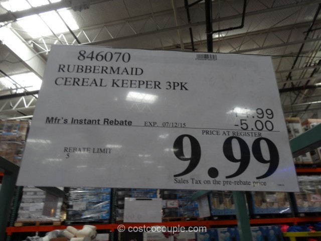 Rubbermaid Cereal Keeper Costco