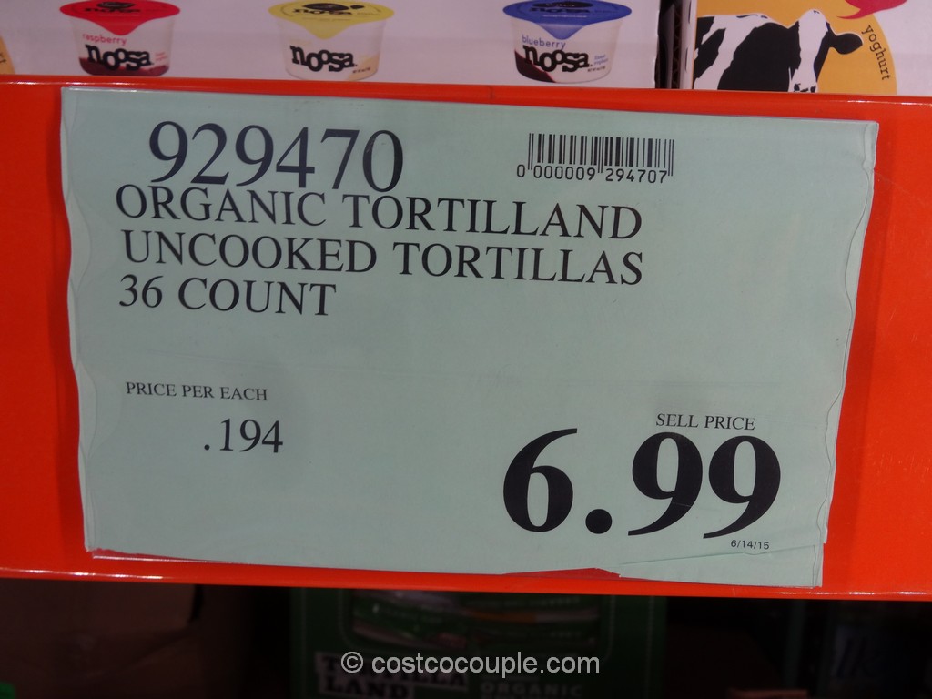 Tortilla Land Organic Uncooked Tortilla