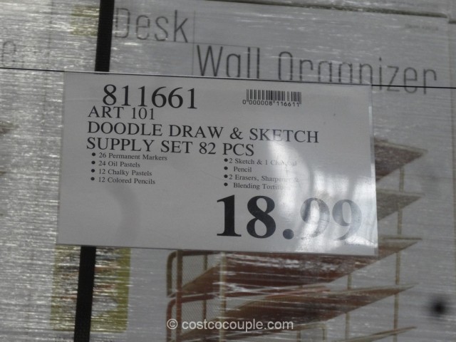 Art 101 Doodle Draw and Sketch Supply Set Costco 1