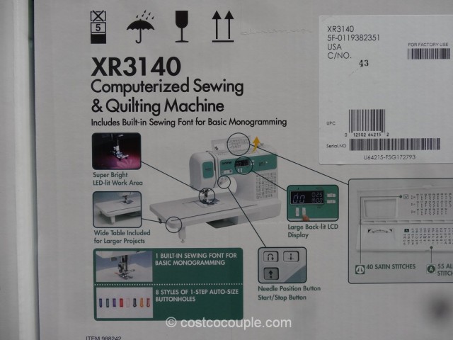 Brother XR3140 Computerized Sewing Machine Costco 3