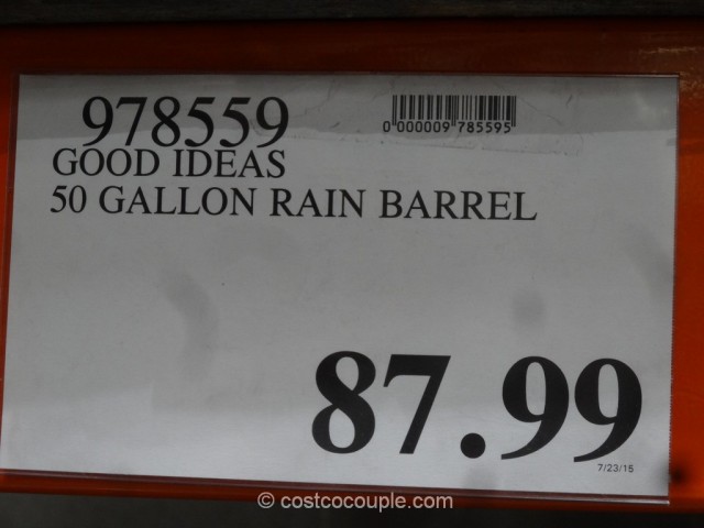 Good Ideas 50 Gallon Rain Barrel Costco 1
