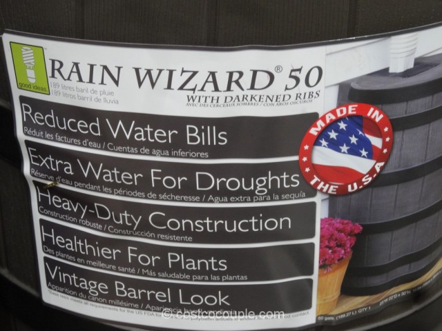 Good Ideas 50 Gallon Rain Barrel Costco 4