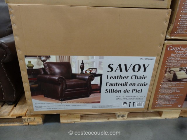 Marks and Cohen Savoy Leather Chair Costco 4