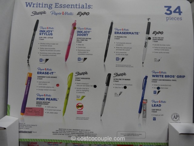 Papermate Writing Essentials Set Costco 2
