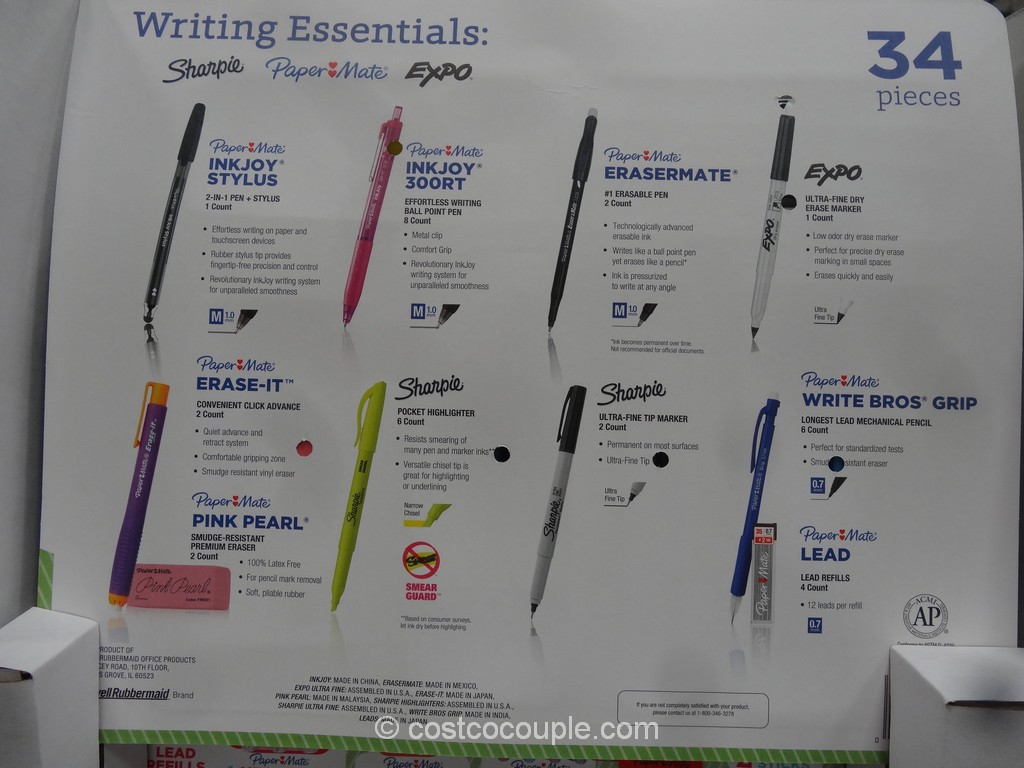 Papermate Writing Essentials Set