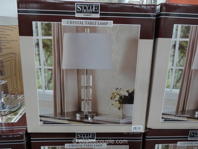 Stylecraft Crystal Table Lamp Costco 4
