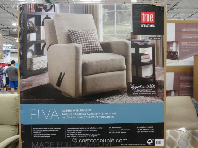 True Innovations Elva Glider Swivel Recliner Costco 4