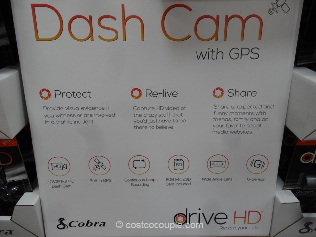 Cobra Drive HD Dash Camera Costco 4
