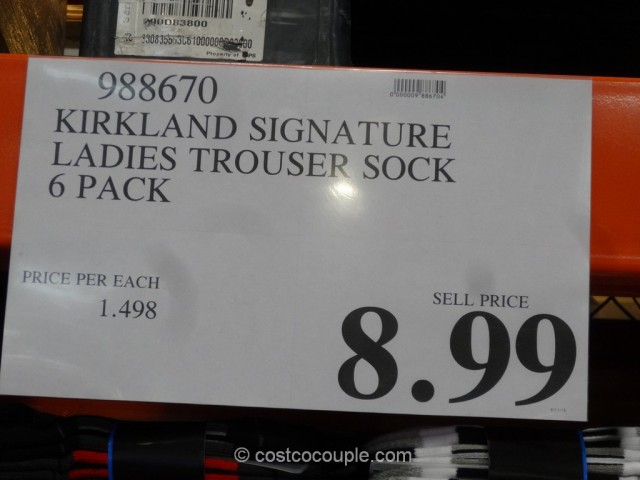 Kirkland Signature Ladies Trouser Sock Costco 1