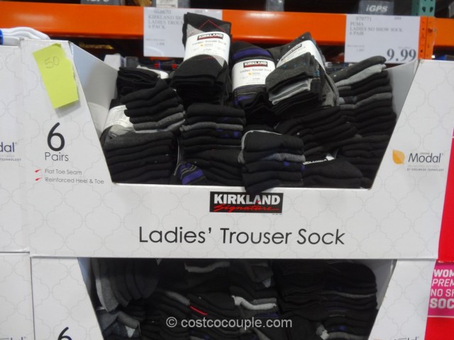Kirkland Signature Ladies Trouser Sock Costco 2