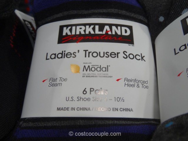 Kirkland Signature Ladies Trouser Sock Costco 4