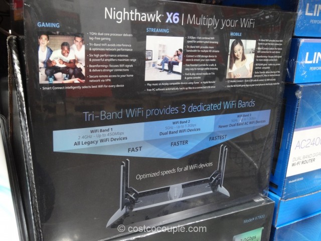 Netgear Nighthawk X6 AC3000 Wifi Router Costco 3