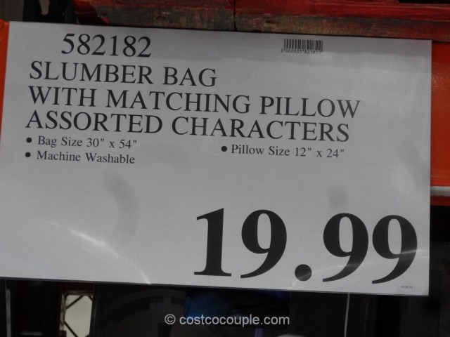 Slumber Bag with Matching Pillow Costco 1