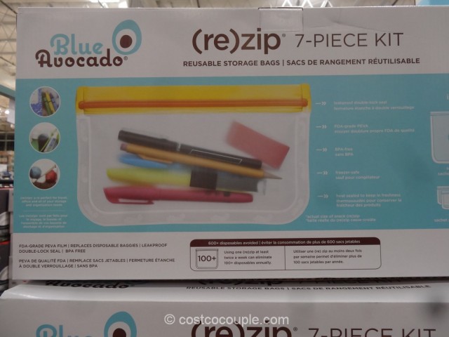 Blue Avocado Rezip Reusable Storage Bags Costco 4