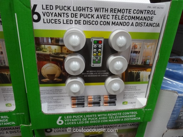 Capstone LED Puck LIghts Costco 4