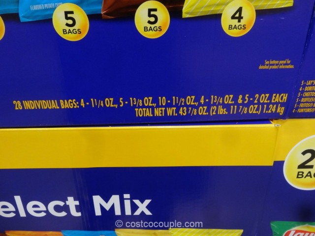 Frito Lay Select Mix Variety Pack Costco 4