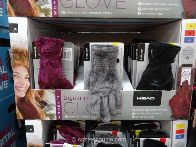 Head Ladies Digital Thermalfur Gloves Costco 4