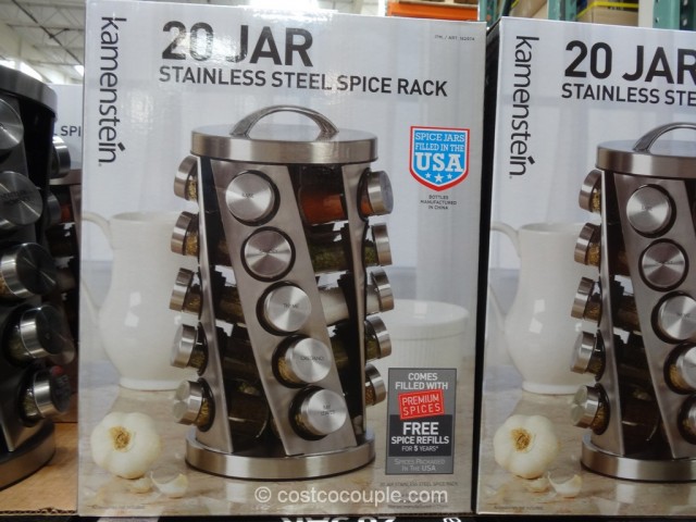 Kamenstein 20 Jar Spice Rack Costco 3