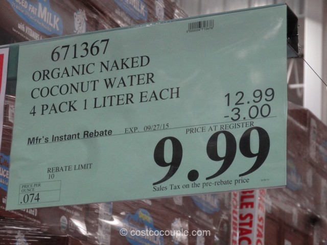 Naked Organic Coconut Water Costco 1