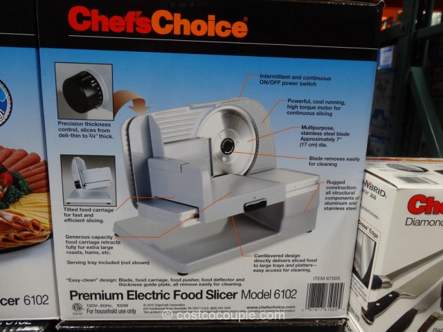 Chefs Choice Electric Food Slicer Costco 3