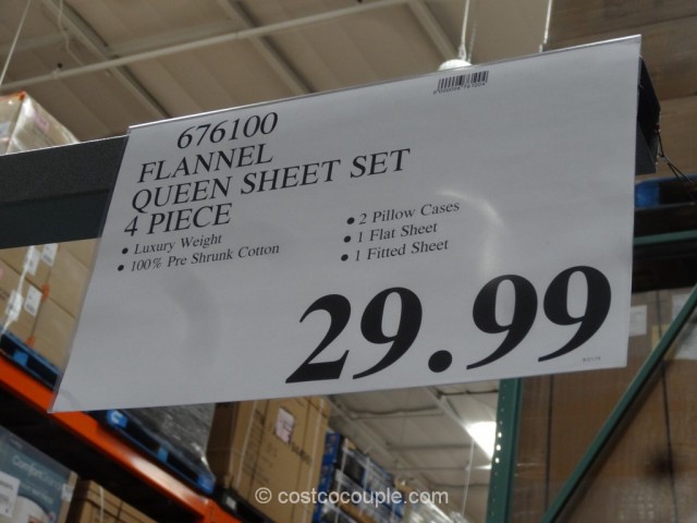 Flannel Queen Sheet Set Costco 1