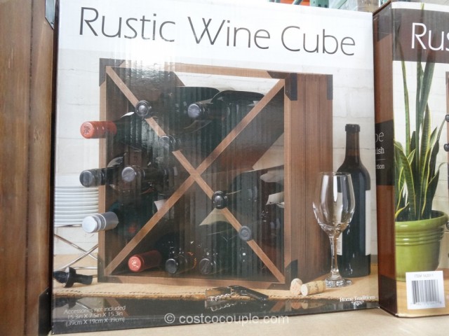 Home Traditions Rustic Wine Cube Costco 4
