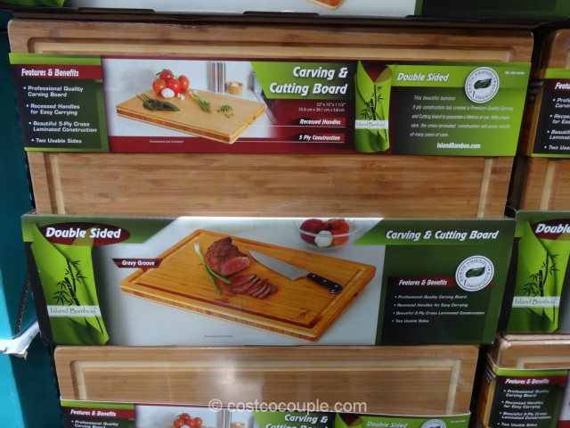 Island Bamboo Carving and Cutting Board Costco 2