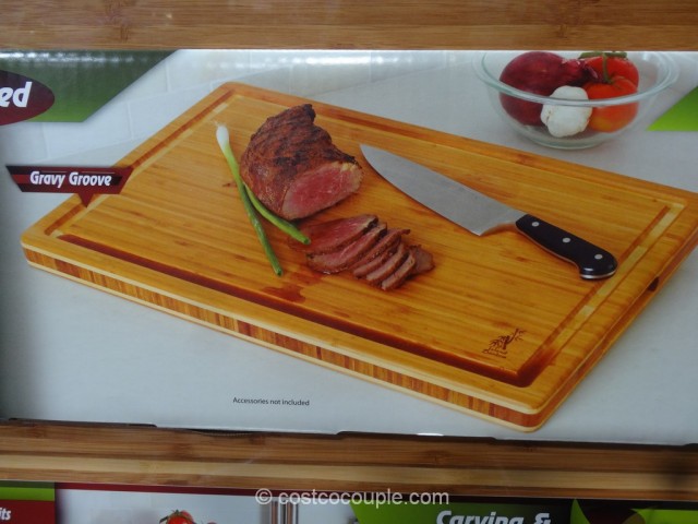 Island Bamboo Carving and Cutting Board Costco 3