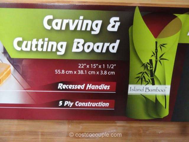 Island Bamboo Carving and Cutting Board Costco 7