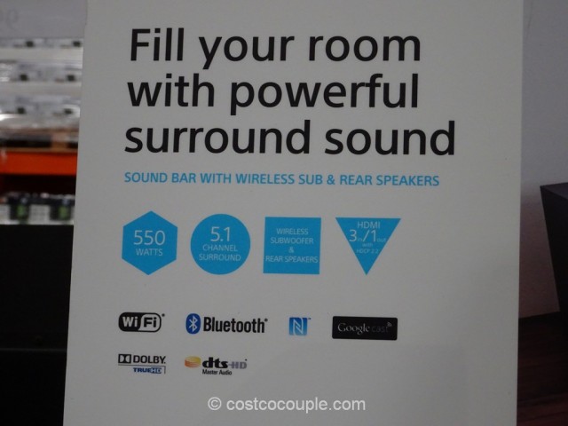 Sony Soundbar Home Theater System HT-RT5 Costco 7