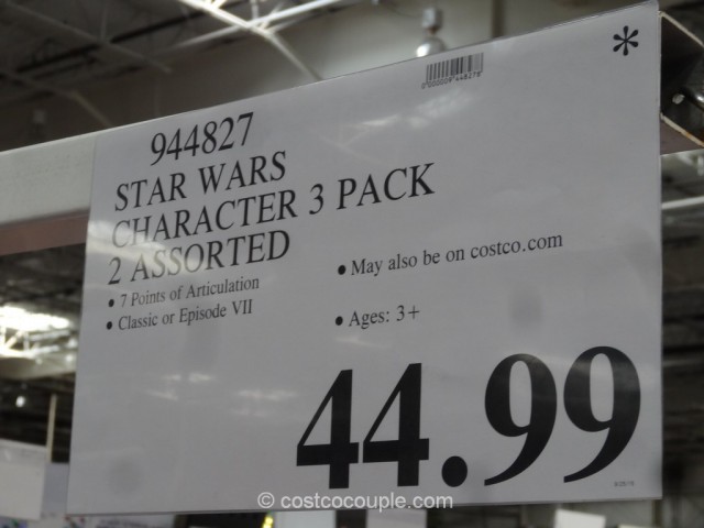 Star Wars Character 3 Pack Costco 1
