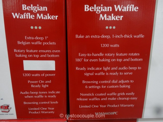 Waring Pro Belgian Waffle Maker Costco 3
