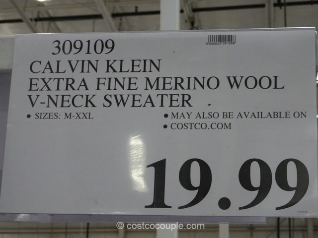 Calvin Klein Extra Fine Merino Wool Sweater Costco 1