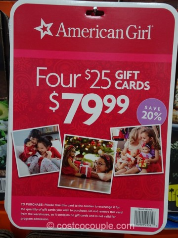 Gift Card American Girl Costco 1