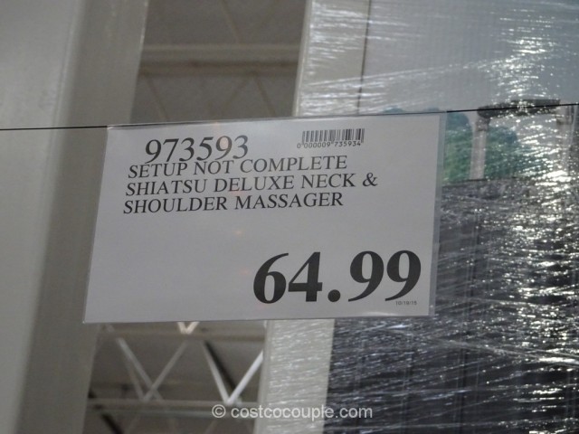 Homedics Shiatsu Deluxe Neck and Shoulder Massager Costco 1