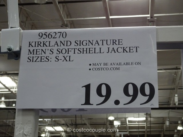 Kirkland Signature Mens Softshell Jacket Costco 1