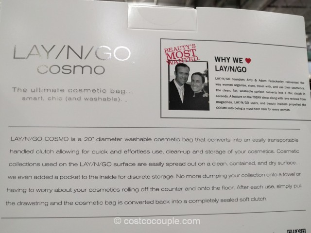 Lay-N-Go Cosmetic Bag Costco 5