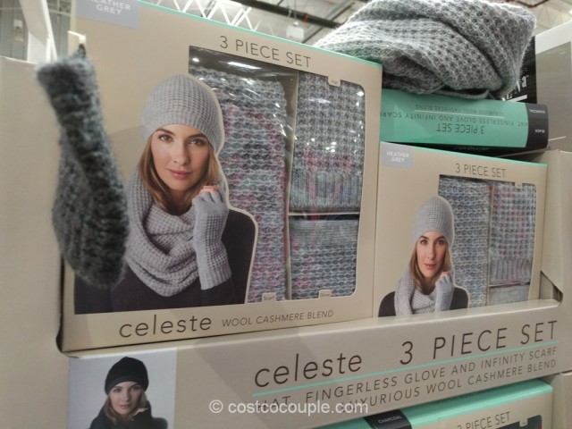 Celeste Ladies Wool Cashmere Blend Set Costco 1
