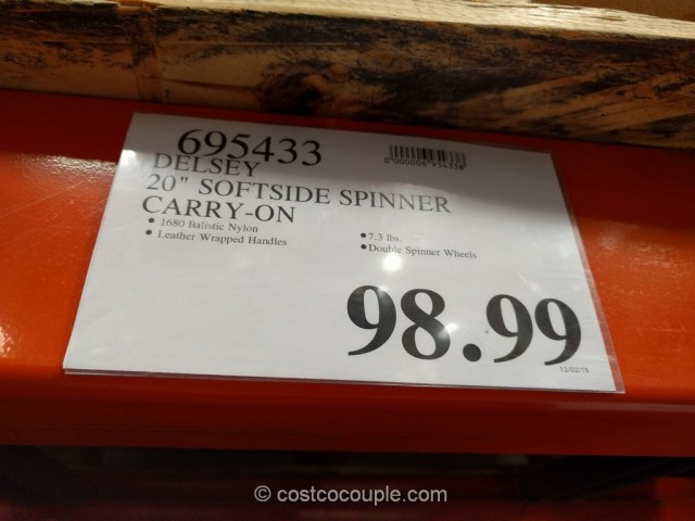 Delsey Softside Spinner Costco 1