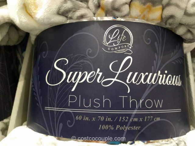 Life Comfort Super Luxurious Plush Throw Costco 3