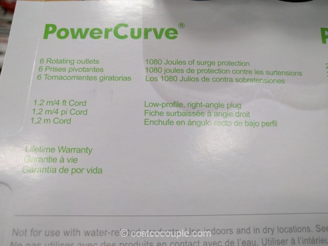 PowerCurve Surge Protector Combo Pack Costco 3