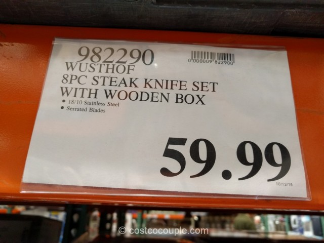 Wusthof 8-Piece Steak Knife Set Costco 1