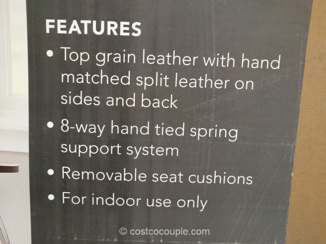 Adalyn Home Leather Sofa Costco 5