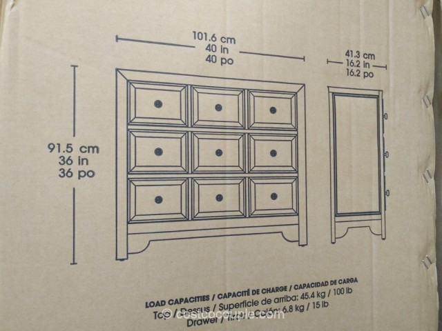 Bayside Furnishings Accent Cabinet Costco 4