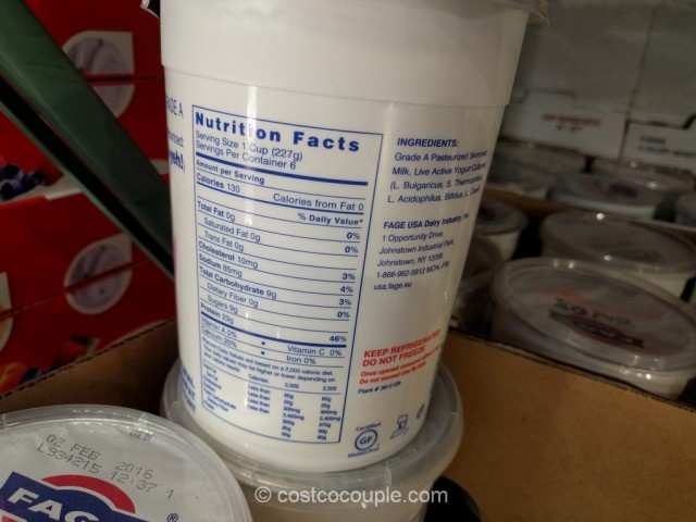 Fage Total Nonfat Greek Yogurt Costco 4