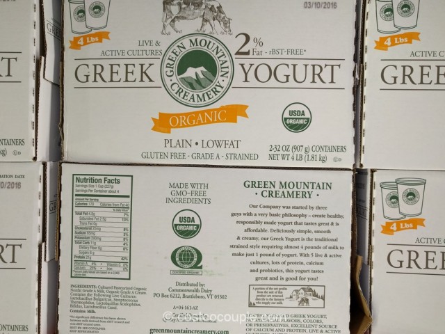 Green Mountain Creamery Organic Greek Yogurt Costco 1