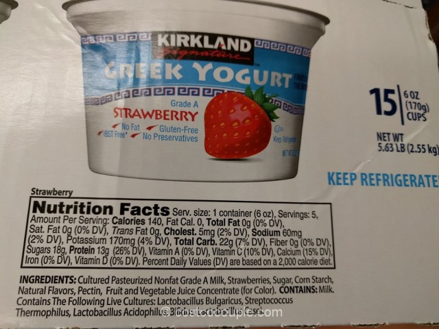 Kirkland Signature Greek Yogurt With Fruit Costco 5