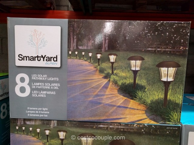 SmartYard LED Solar Pathway Lights Costco 2