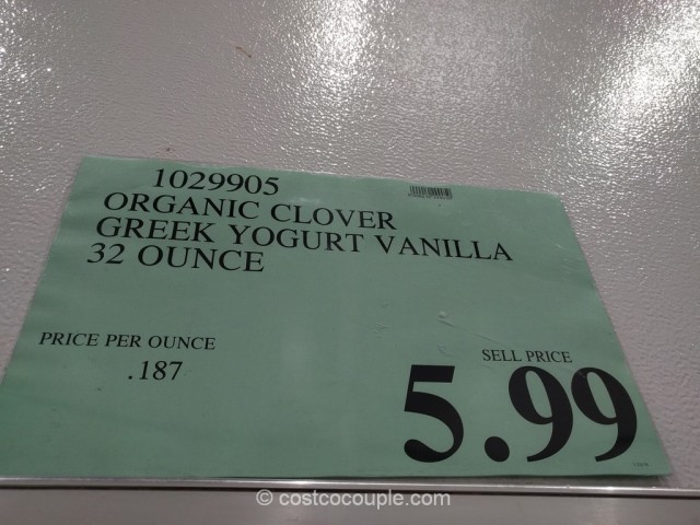 Clover Organic Greek Yogurt Costco 1